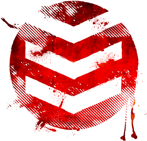 Dirty Grunge Logo - Paintball (500x481), Png Download