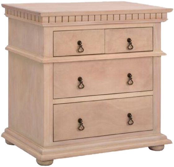 Athens Pedestal - Chest Of Drawers (600x600), Png Download