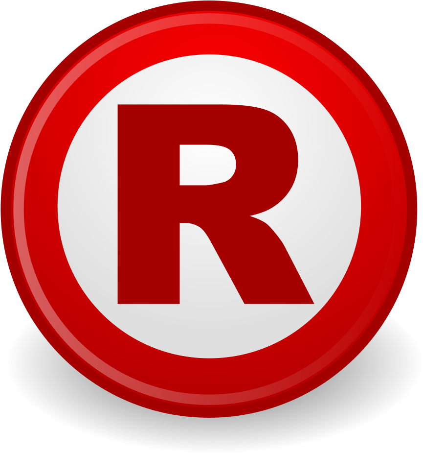 Notcommons Emblem Registered Trademark - Registered Logo Png (1024x1024), Png Download