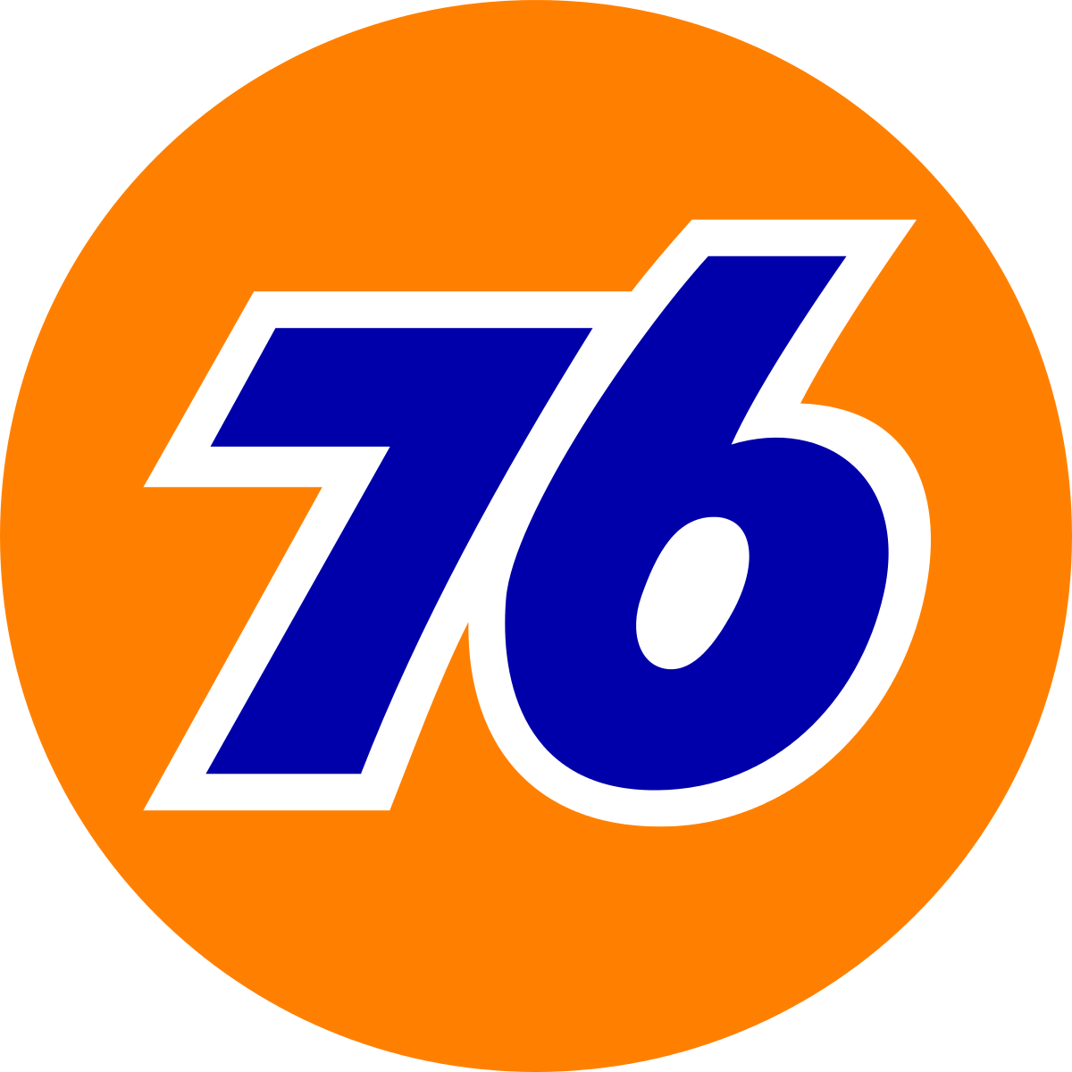 76 Gas Station Logo (1200x1200), Png Download