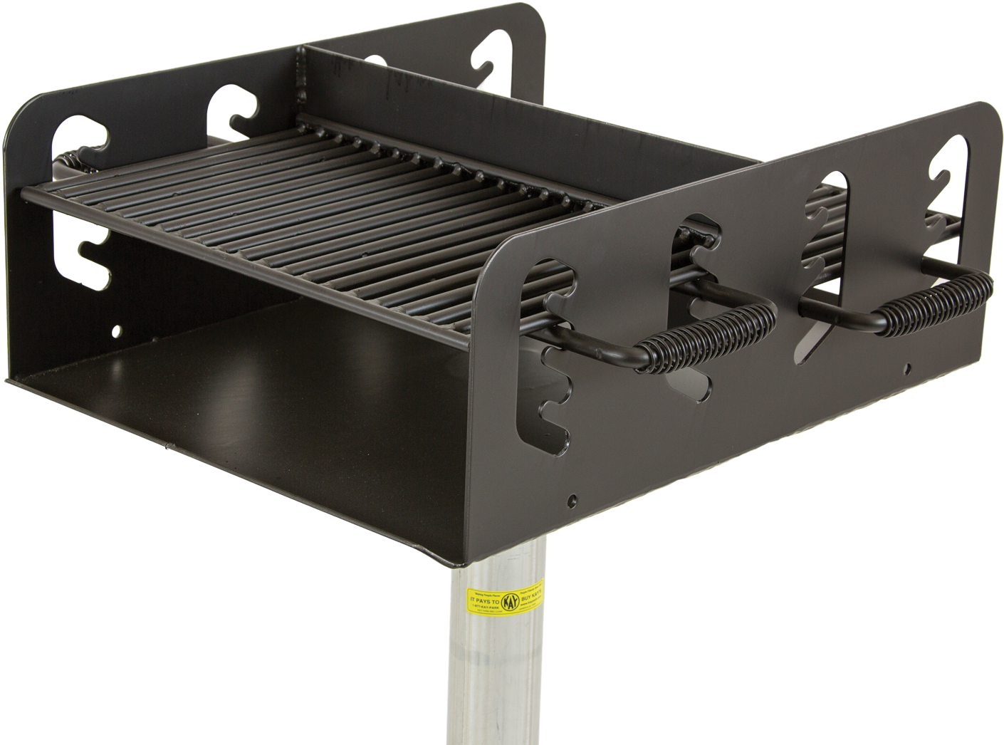 Sbd600 Dual Sided Pedestal Grill (1500x1076), Png Download