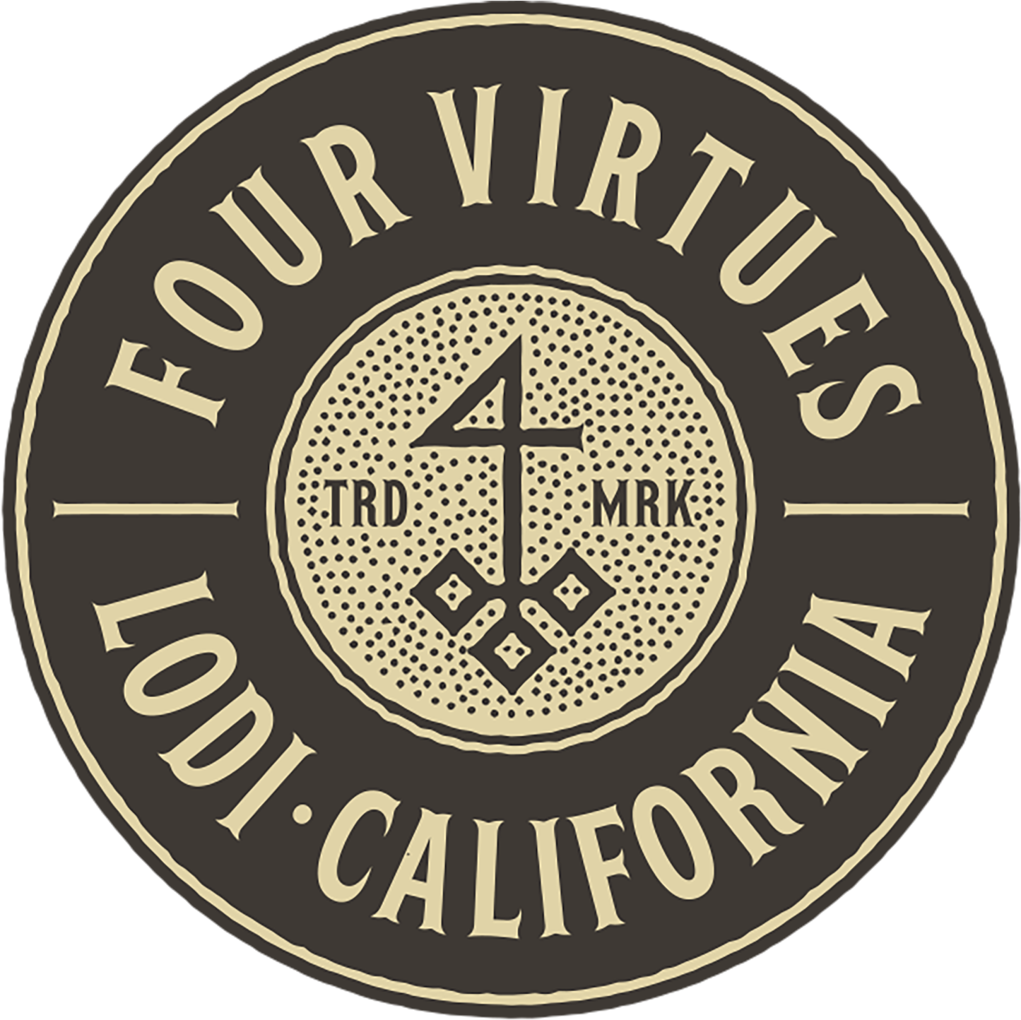 Four Virtues Lodi Logo - Emblem (1483x1500), Png Download