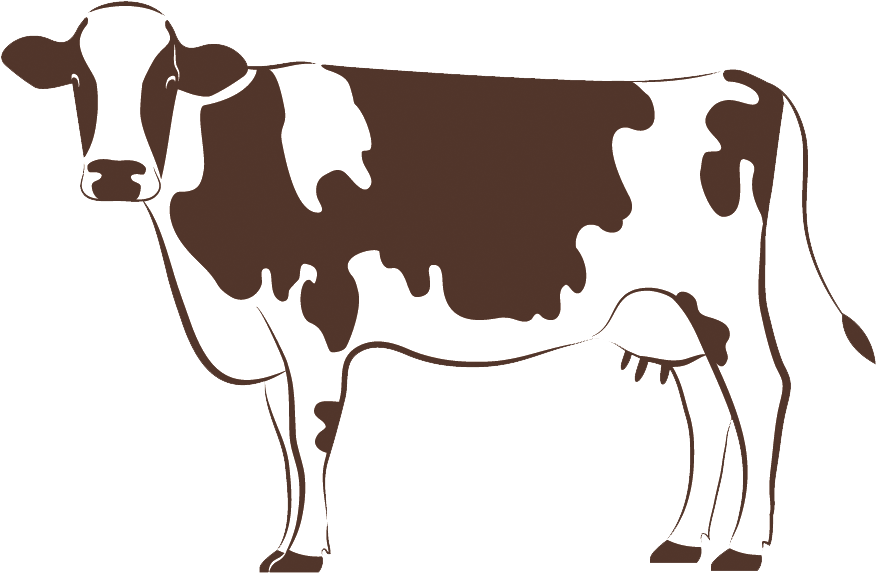 Cow Clipart - Cow Logo (1112x1111), Png Download