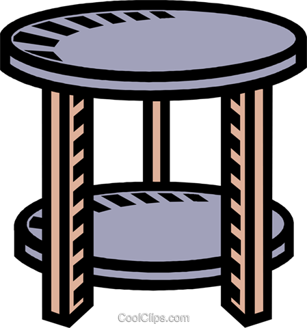 Round Table, Pedestal Royalty Free Vector Clip Art - Pedestal Clip Art (449x480), Png Download