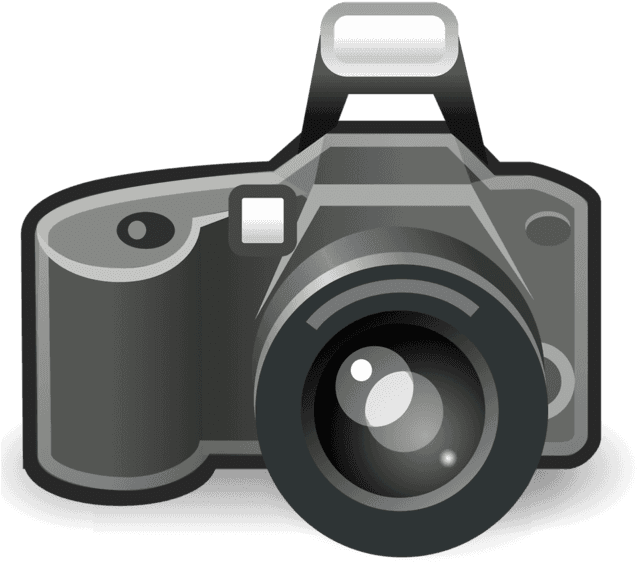 Camera Clip Art Transparent Background (640x640), Png Download