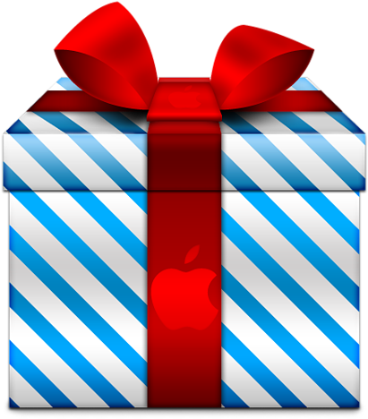 Caja Con Regalo - Present Icon (480x480), Png Download