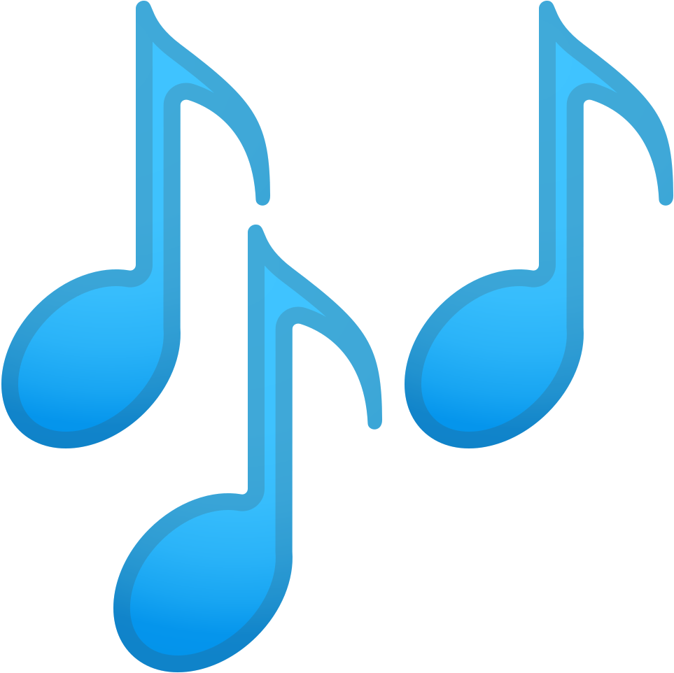 Download Svg Download Png - Emoji Notas Musicales Png (1024x1024), Png Download
