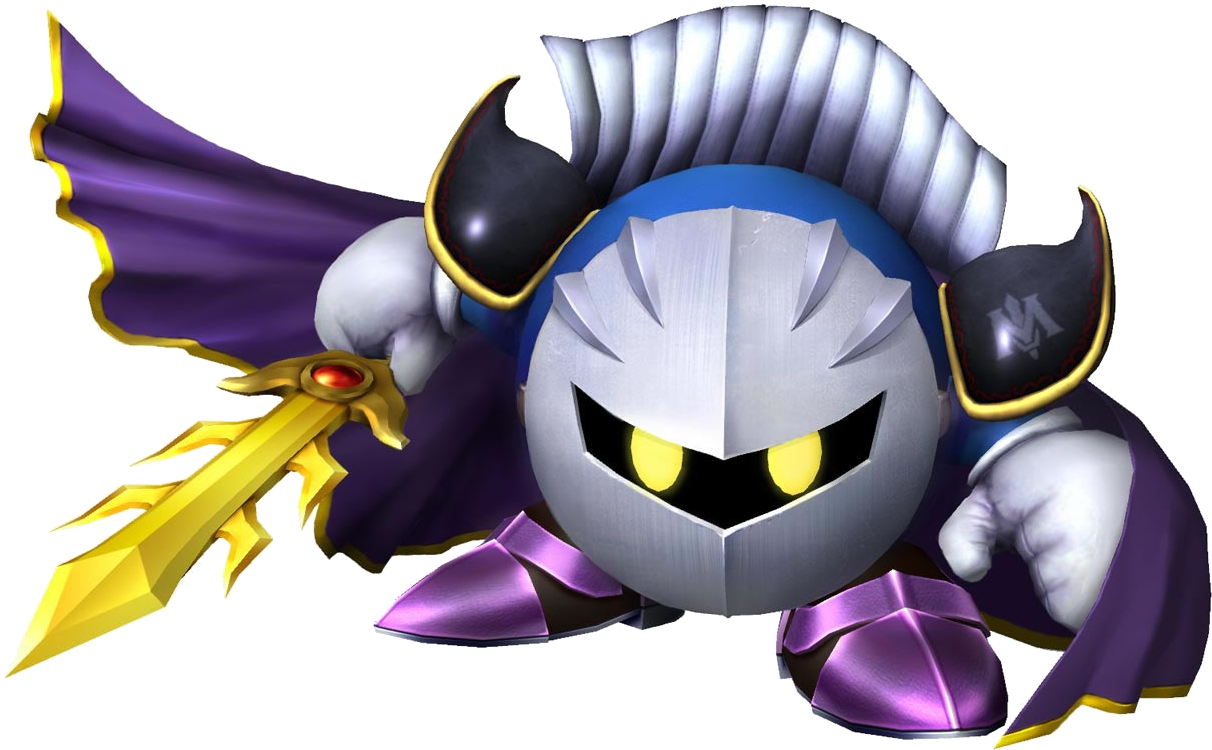 Meta Knight Kirby - Super Smash Bros Meta Knight Png (1408x938), Png Download