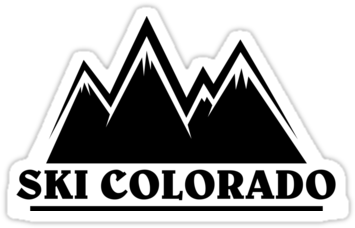 "ski Colorado Mountain Outline - Utah (375x360), Png Download