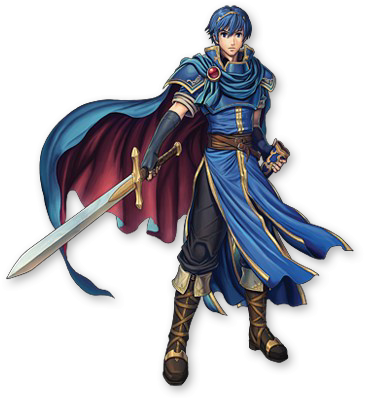 No Caption Provided No Caption Provided - Fire Emblem Shadow Dragon Marth (367x400), Png Download