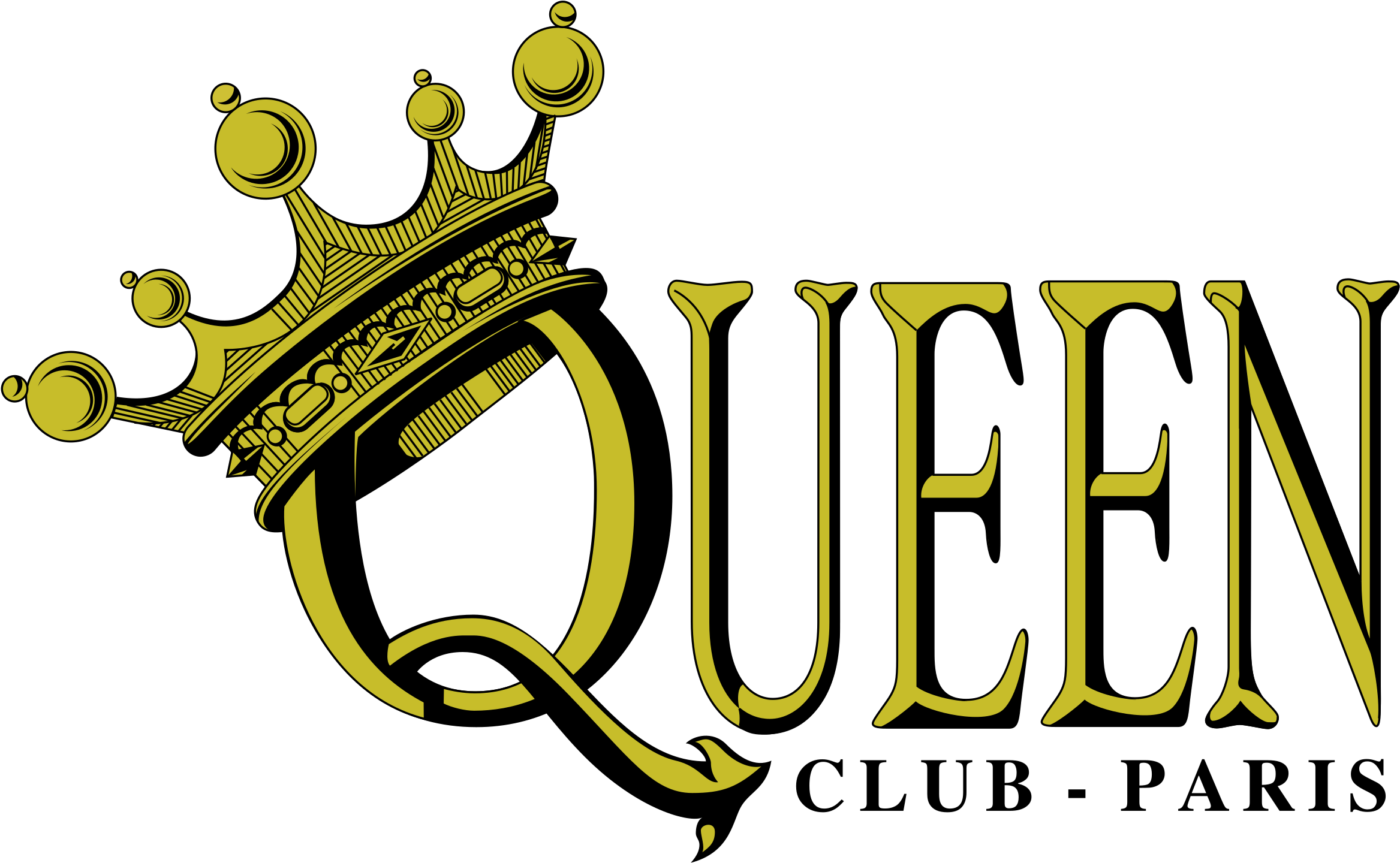 Queen Club Paris Logo Png Transparent - Queen Club Paris (2400x2400), Png Download
