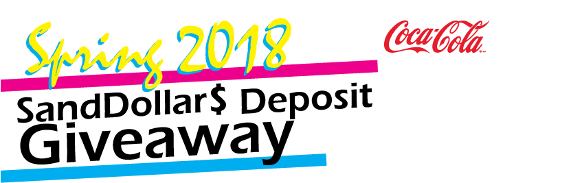 Spring 2018 Sanddollar$ Deposit Giveaway - Coca Cola (849x284), Png Download