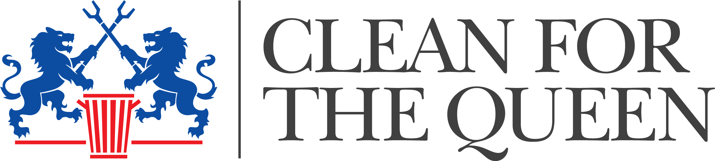 Clean For The Queen Logo Png - Litter Campaign Logos (2469x579), Png Download