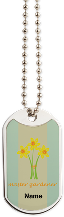 Custom Master Gardener Daffodils Flower Dog Tags On - Sami Drum (460x460), Png Download