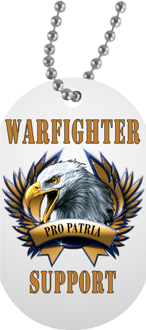 White / One Size Warfighter Support Eagle Dog Tag - Boyfriend Cute Anniversary Gifts (1155x1155), Png Download