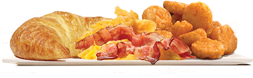 Scrambled Egg Platter - Bk Chicken Nuggets (500x540), Png Download