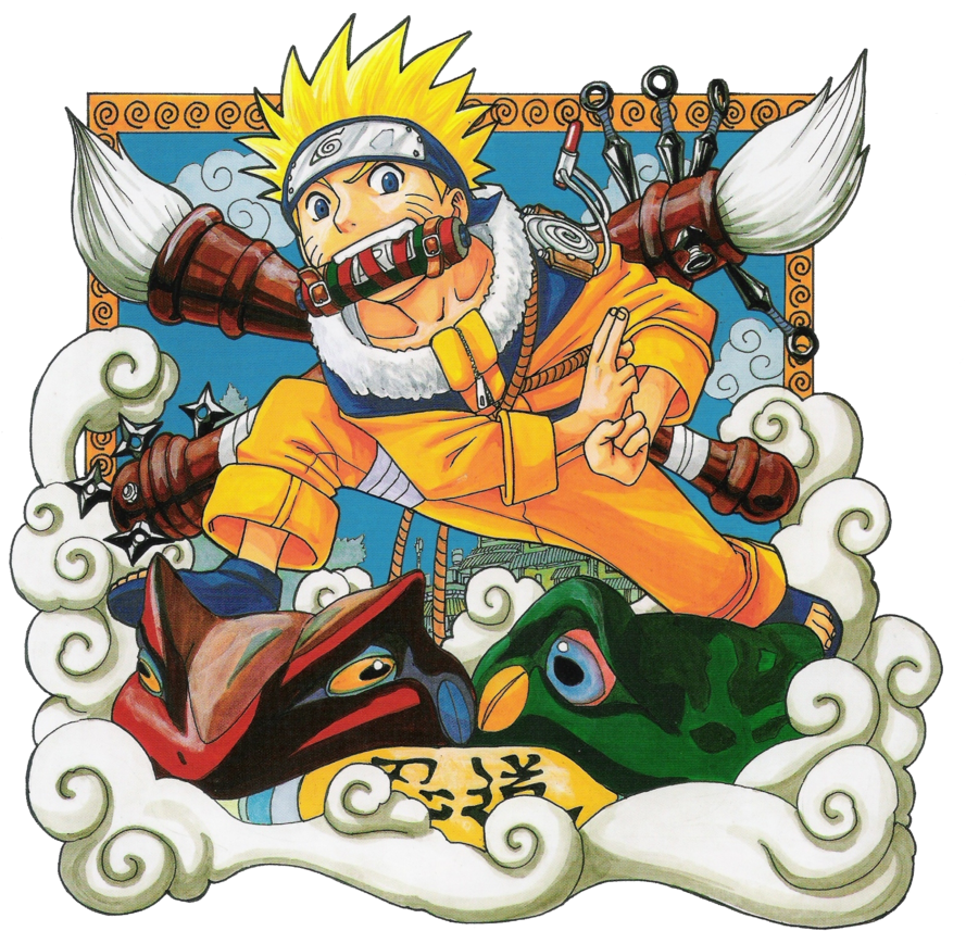 Viz Media - Naruto Color 1 Naruto Color (900x883), Png Download