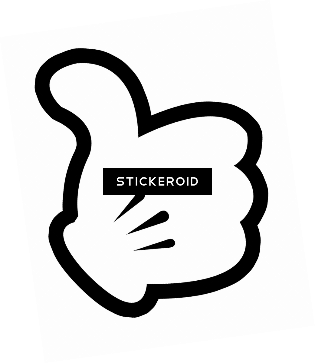 Thumb Up Mickey's Hand - Guante De Mickey Png (1041x1199), Png Download