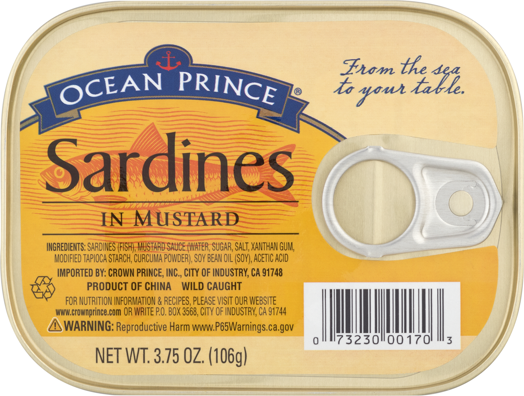 Ocean Prince Sardines In Water (1800x1800), Png Download