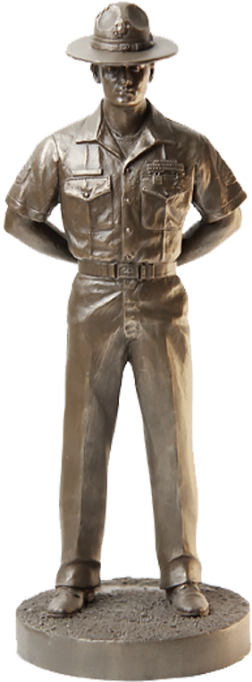Khaki Army Usa Ka204 Marine Drill Instructor - 18cm (800x800), Png Download