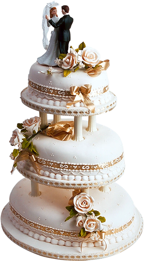 Download - Wedding Cake Png (600x918), Png Download