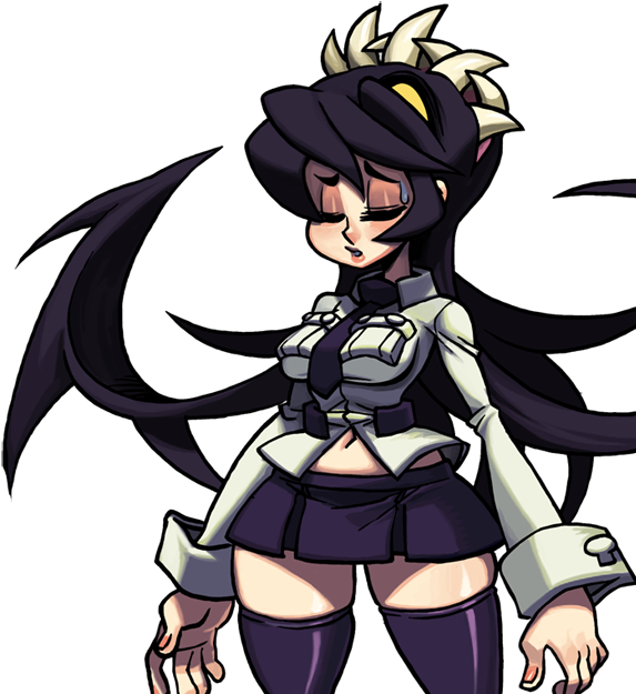 Filia 10 Sigh - Skullgirls Filia Hat (600x636), Png Download