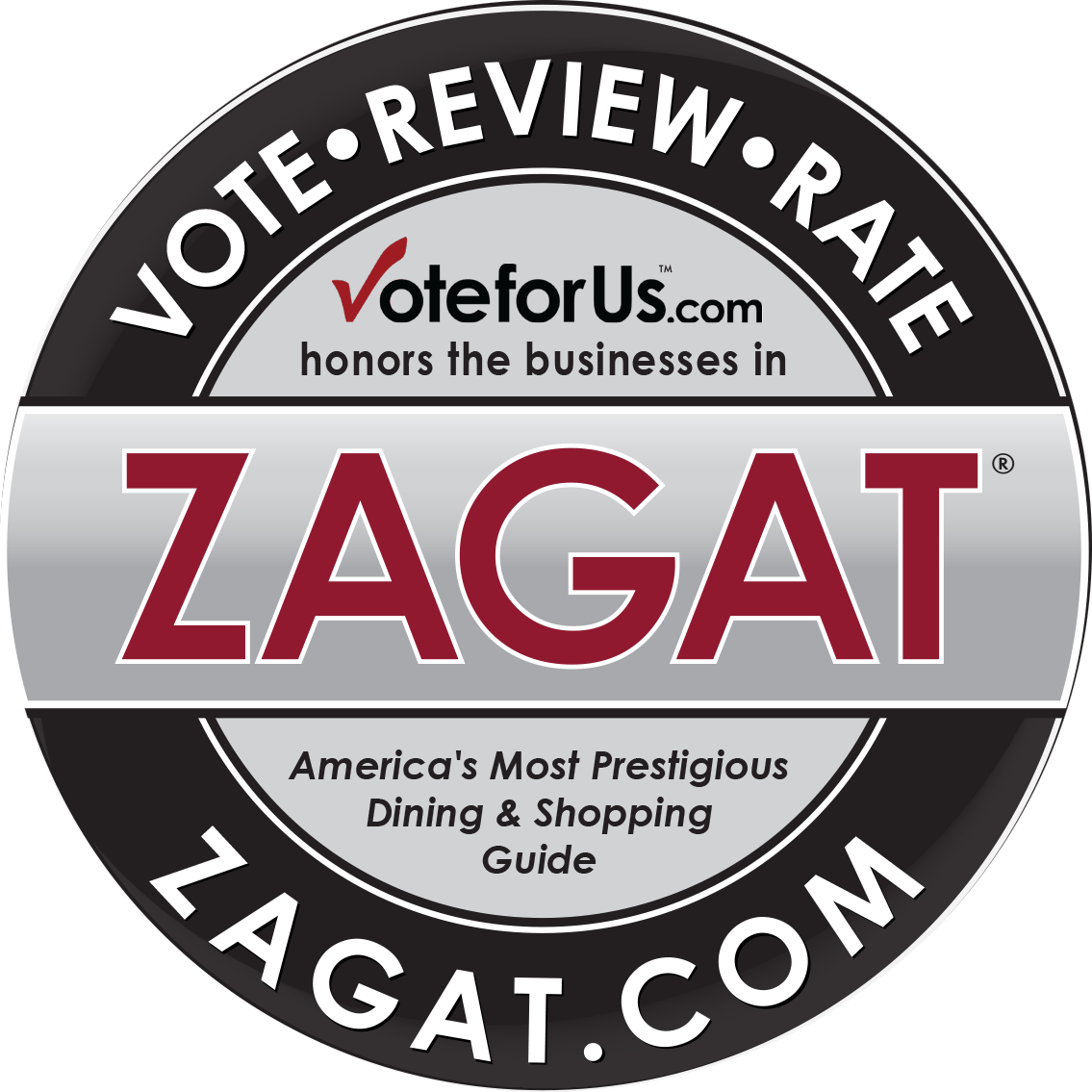 Italian American Retro - Zagat Rated (1135x1135), Png Download