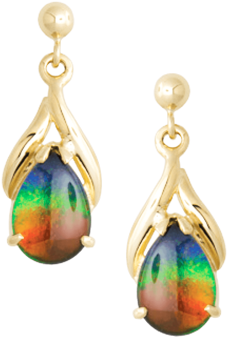 Nina 14k Yellow Gold Earrings - Korite (1280x1280), Png Download