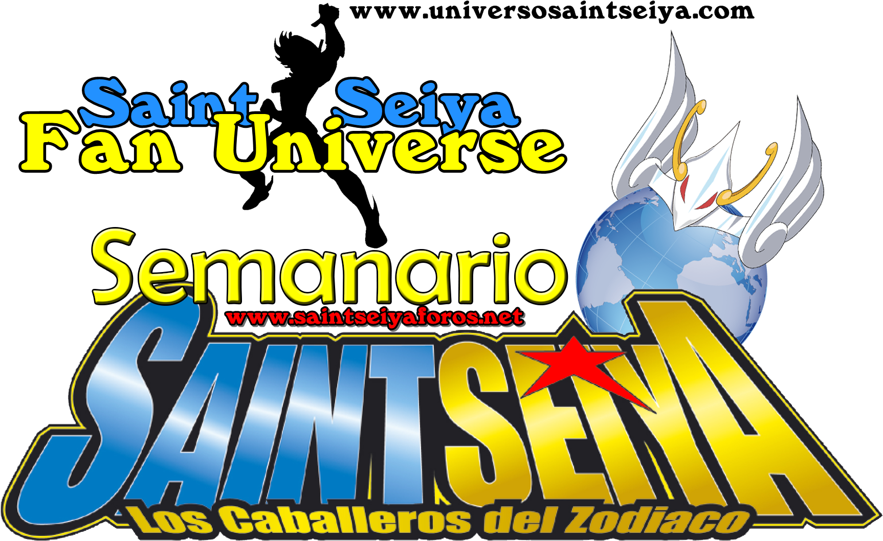 Universo Saint Seiya Fan Universe Cap - Saint Seiya English Logo (1849x1109), Png Download