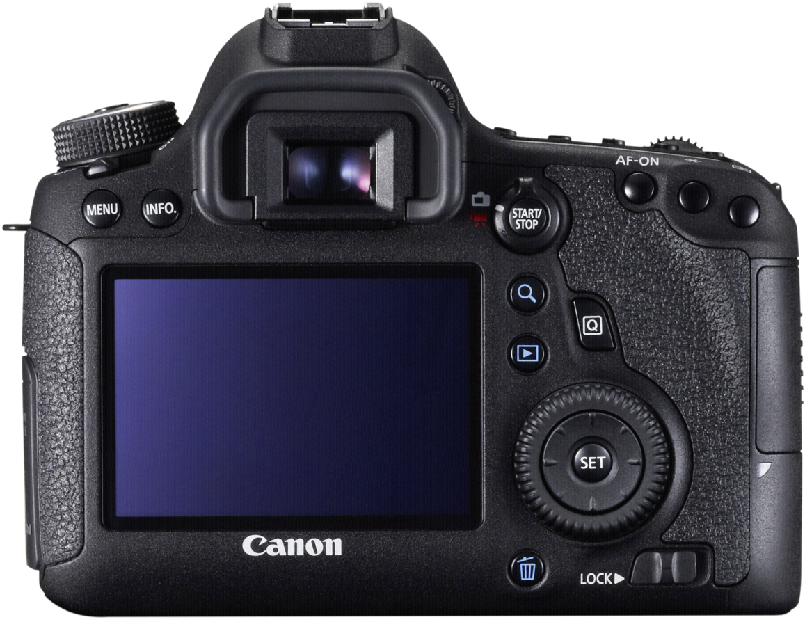 Canon Eos 6d Body - Canon Eos 7d Mark Ii Back (1200x934), Png Download