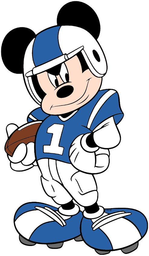 Mickey Standing With Football - Texas Am Aggies Micky Mouse | Micky Mouse | Micky Mouse (493x845), Png Download