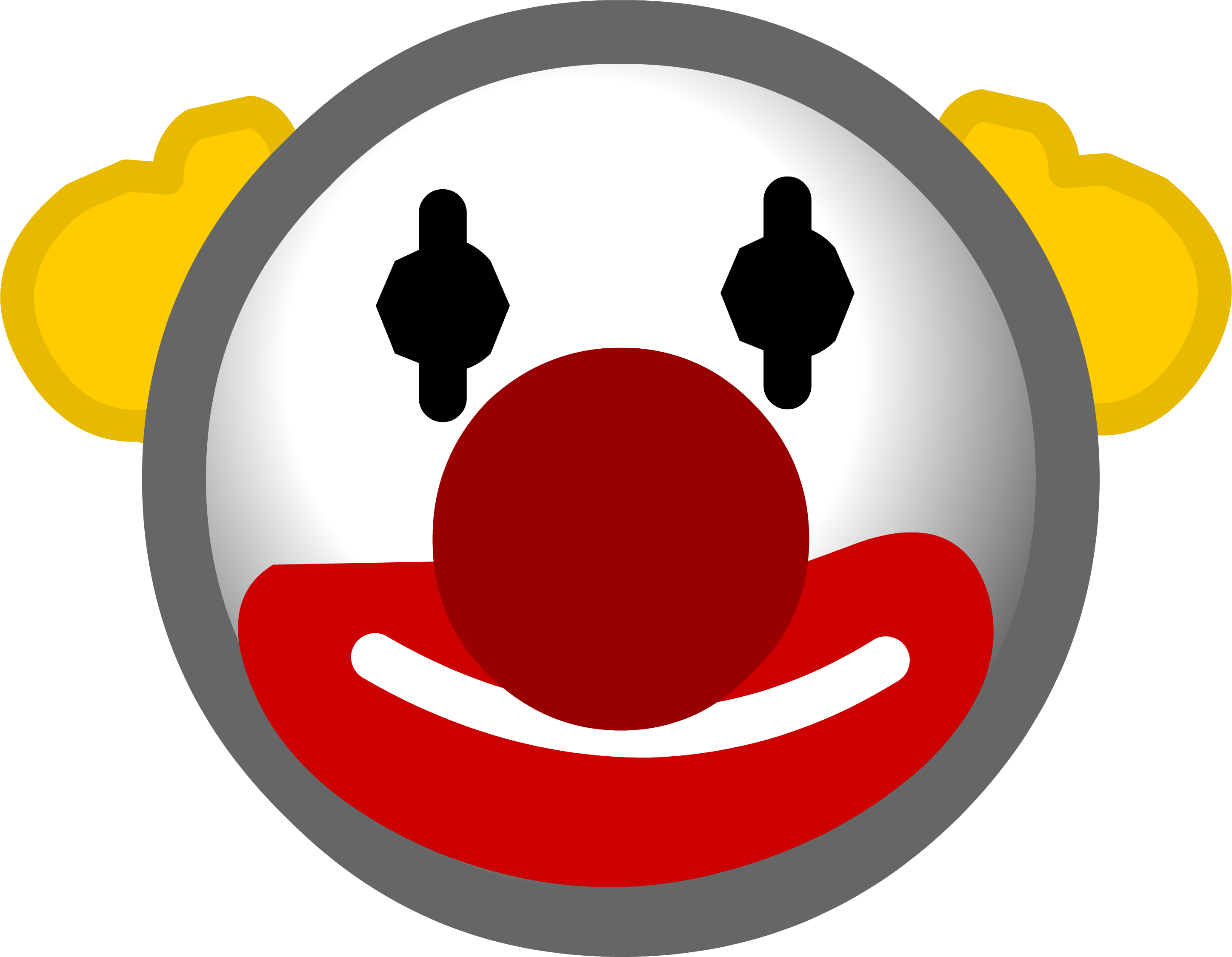 The Fair 2014 Emoticons Clown - Emoticones De Payaso (2895x2250), Png Download