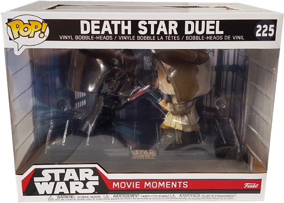 Death Star Duel Movie Moments Us Exclusive Pop Vinyl - Funko Pop Star Wars Movie Moments - Cloud City Duel (600x600), Png Download