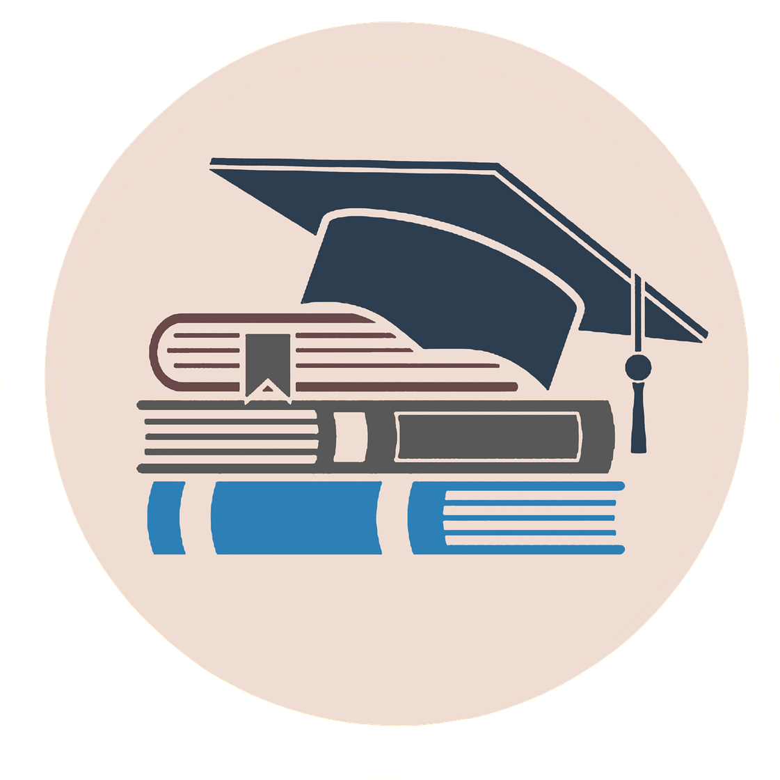 Books, Icon - Logo Diplôme (1280x1280), Png Download