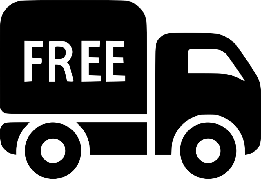 Truck Arrow Icon Clipart Car Computer Icons Truck - Free Shipping Icon Transparent (900x619), Png Download
