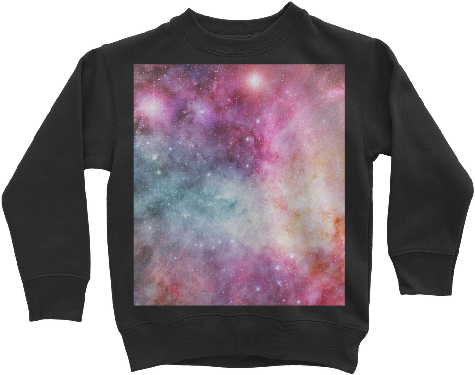 Pastel Nebula Classic Kids Sweatshirt - Sweatshirt (1024x1024), Png Download