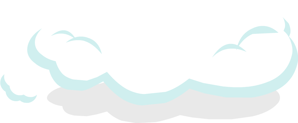 Nube Png (1000x410), Png Download