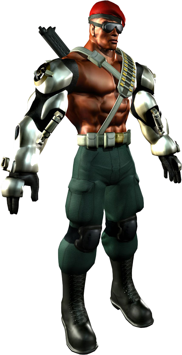 Goro - - Jax Mortal Kombat 5 (700x1200), Png Download