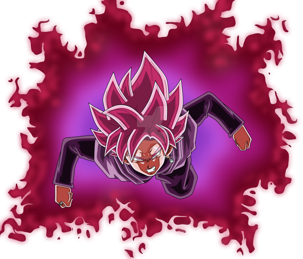 Goku Black Super Saiyan, Black Goku, Black Dragon, - Super Saiyan Rose Black Goku (966x827), Png Download