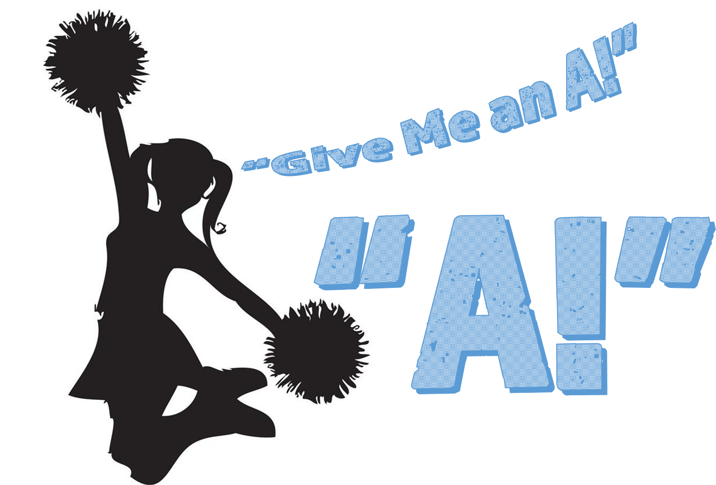 Spelling And The Writing Portfolio - Cheerleader Silhouette Embroidery Design (1439x961), Png Download