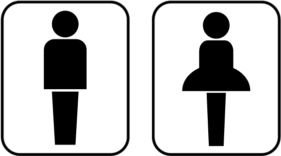 Restroom - Icon - Free (640x640), Png Download