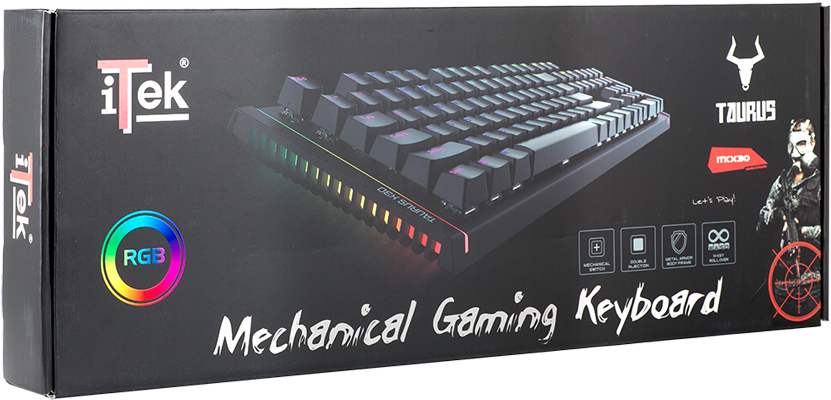Itek Itkx06 Usb Italien Noir Clavier - Claviers (usb, (1024x403), Png Download