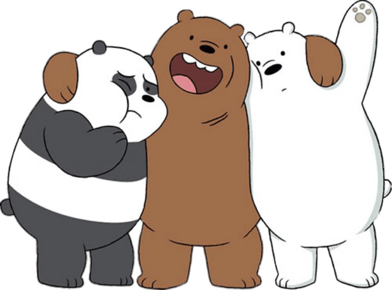 At The Movies - We Bare Bears Mad Libs (770x569), Png Download