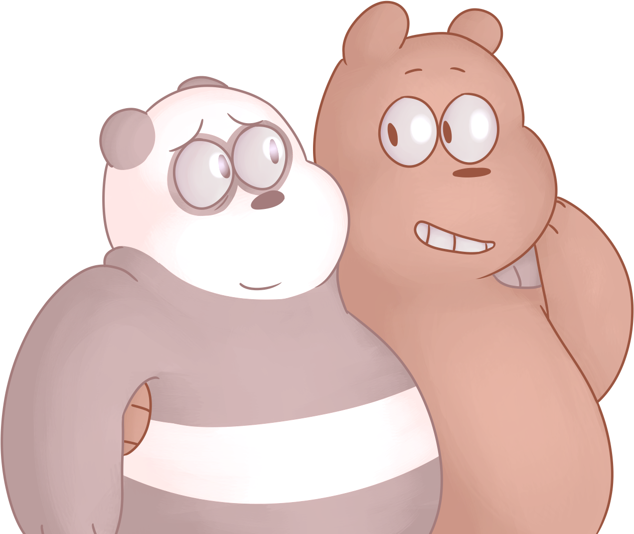 Fren - Cartoon (1292x1087), Png Download