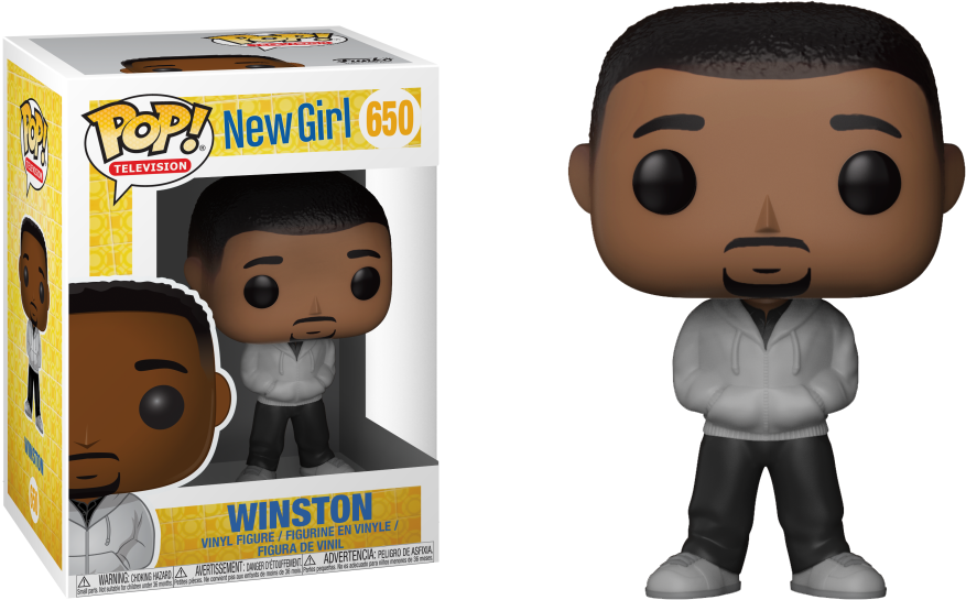 Pop Figure New Girl Winston - New Girl Pop Figures (877x545), Png Download