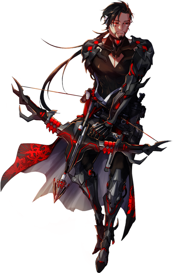 Blackwatch - Overwatch Talon Hanzo (670x980), Png Download