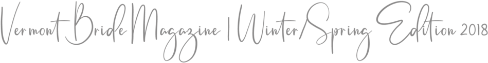 Vt Bride Magazine-grey Mei Lin Barral Photography - Calligraphy (1000x331), Png Download