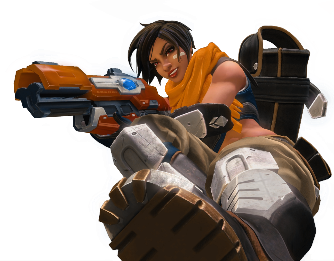 Kinessa Bomb King Buck Promorender V01 Cassie Promorender - Paladins Mlg (1371x1073), Png Download