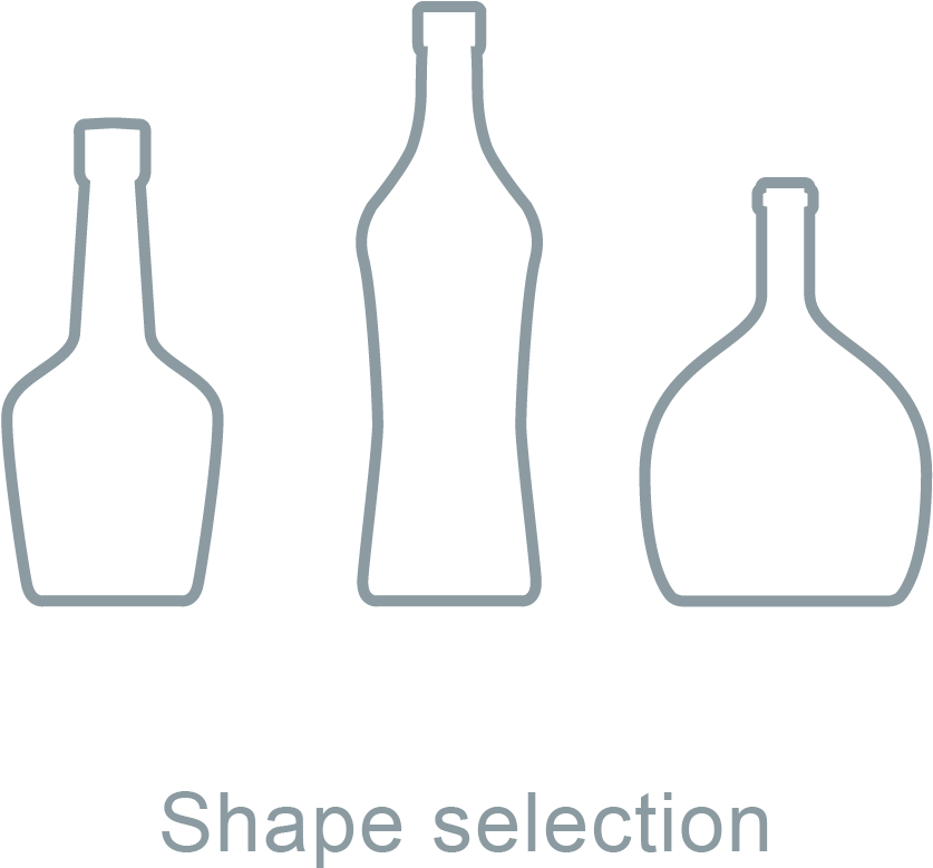 Versus - Glass Bottle (5333x1250), Png Download