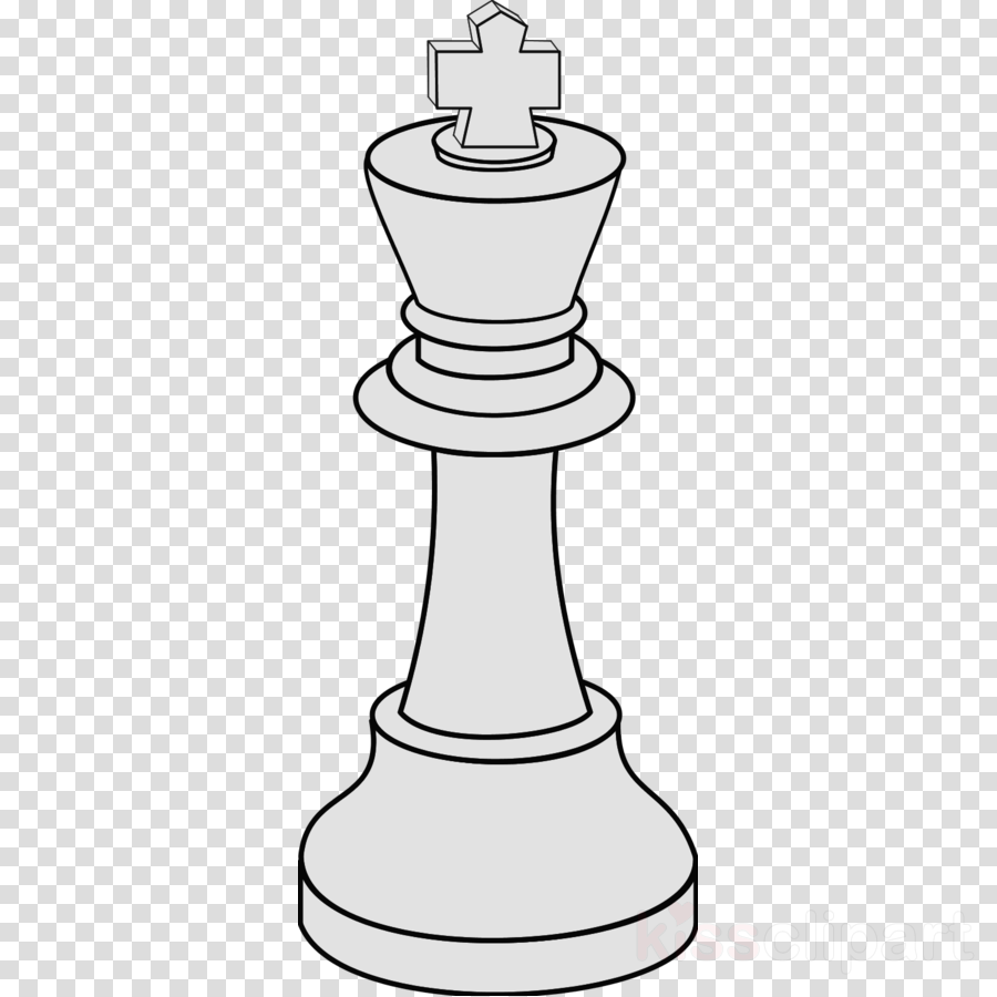 Download White King Chess Piece Clipart Chess King Queen Transparent